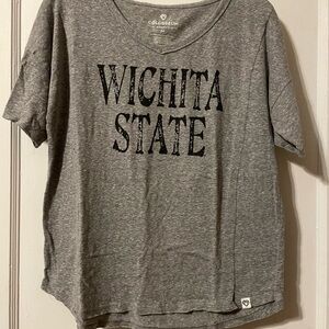 Colosseum Gray Wichita State Tee